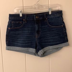 denim shorts